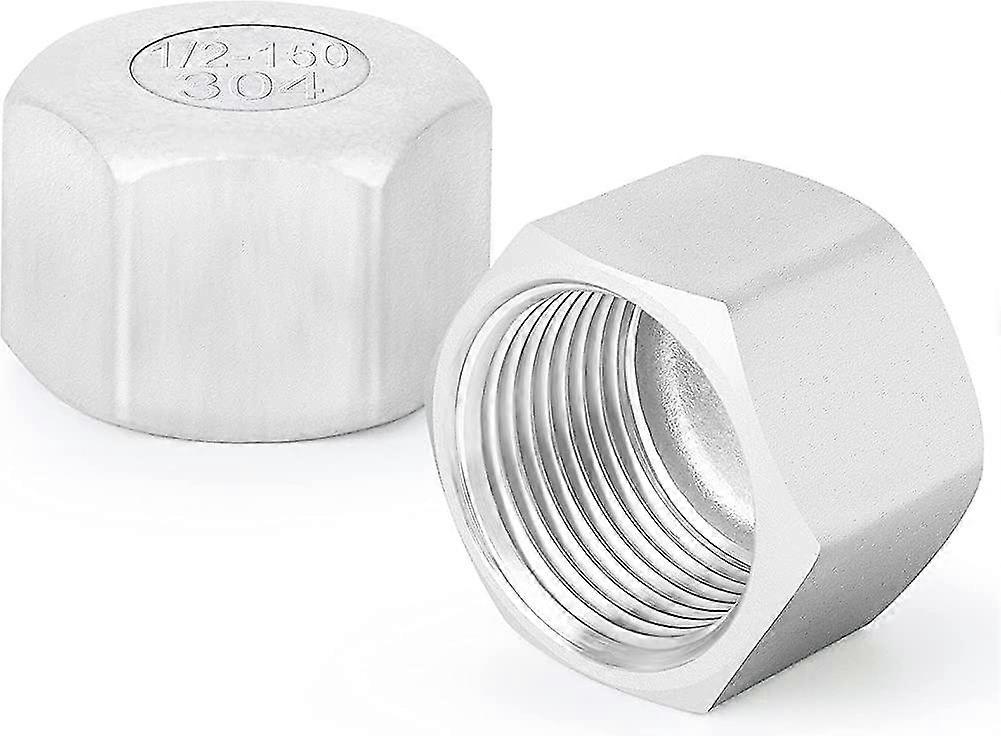 2 Pieces 1" Male Pipe Socket Fittings. 304 Stainless Steel Outer Hex Socket Crday Gift