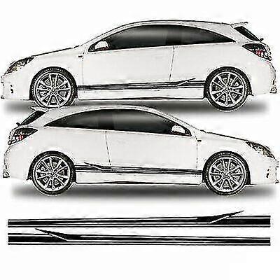 Arrow side racing stripes for vauxhall astra h vxr mk5i vinyl sticker graphics