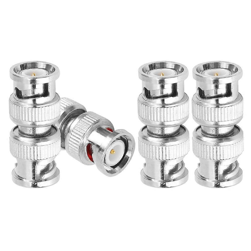 4pcs BNC Male to Male Coax Coupler Video Connector Adapter RF Convertor