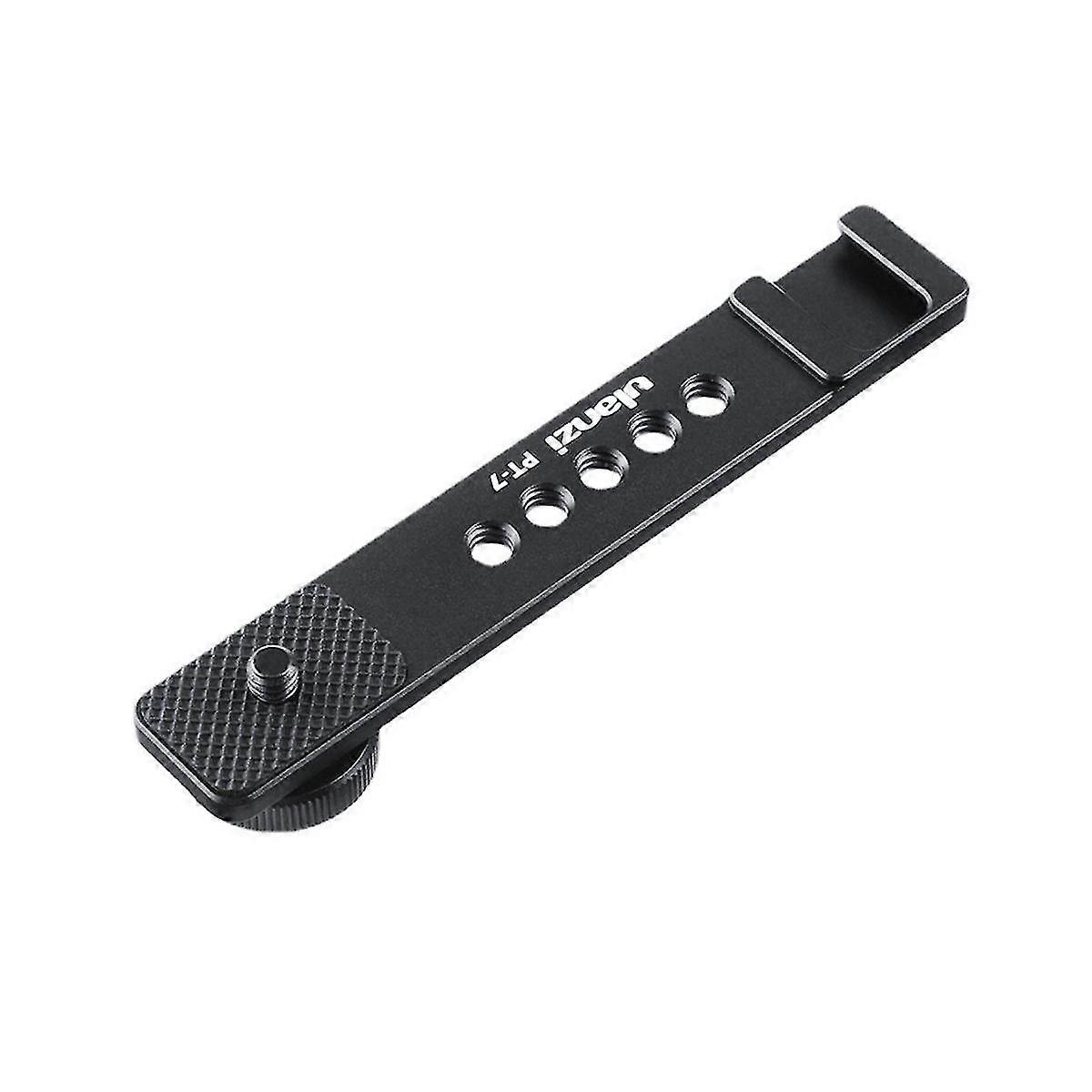 Pt-7 Cold Bracket Extension Bar Video Bracket With 1/4 Screw Interface For -single Microphone