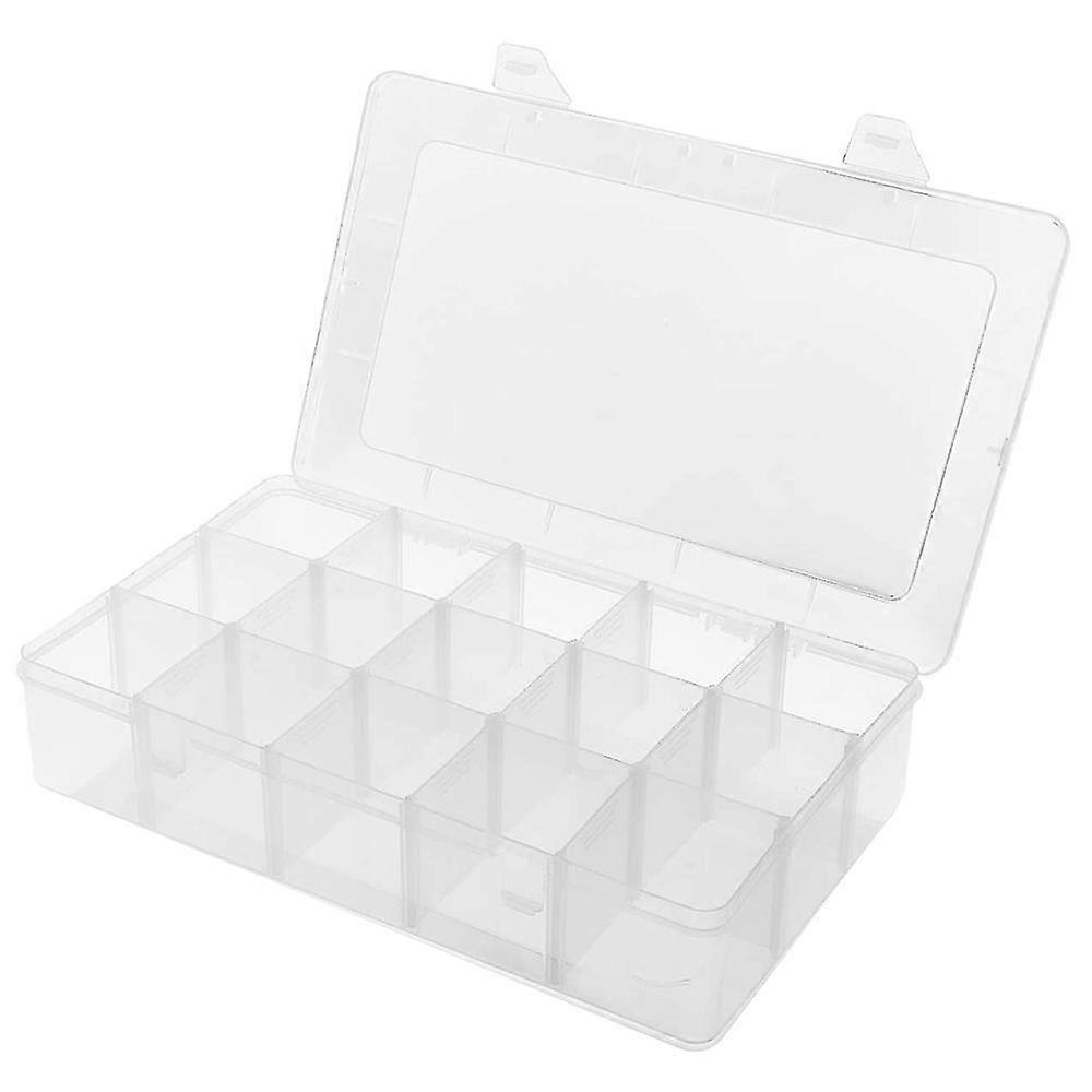 収納ボックス |大型プラスチック収納ボックス15グリッド27.5 * 16.5 * 5.5
