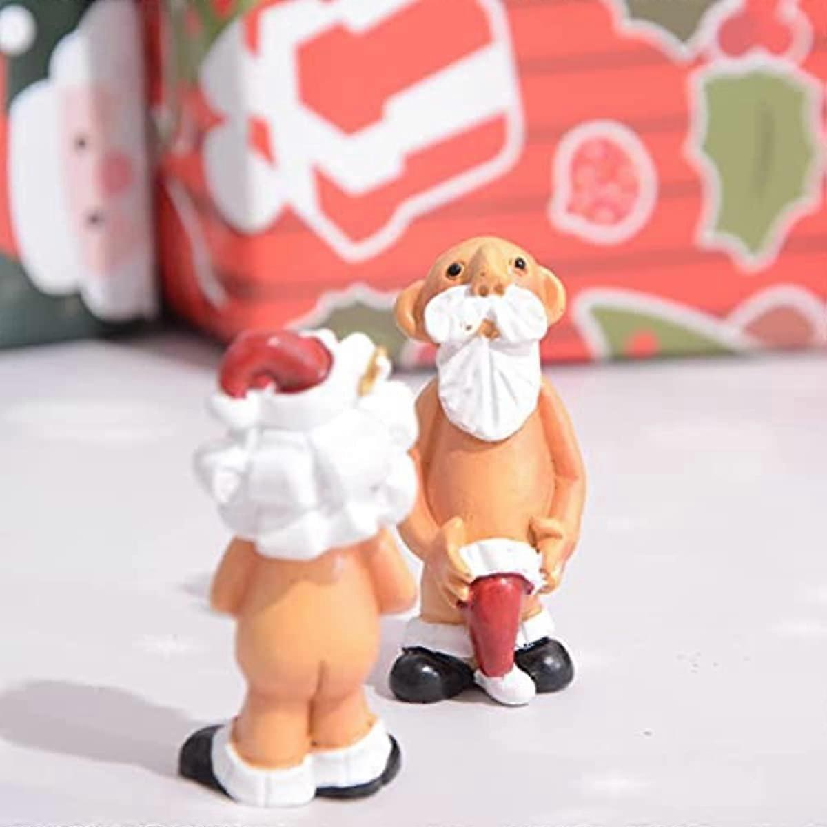 COM-FOUR® 6x pendentifs Père Noël haut de gamme pour l'arbre de Noël, pendentifs figurines d'arbre de Noël enchanteurs comme tentures d'arbre, décorations de Noël COM-FOUR® 6x pendentifs Père Noël haut de gamme pour l'arbre de Noël, pendentifs figurines d'arbre de Noël enchanteurs comme tentures d'arbre, décorations de Noël