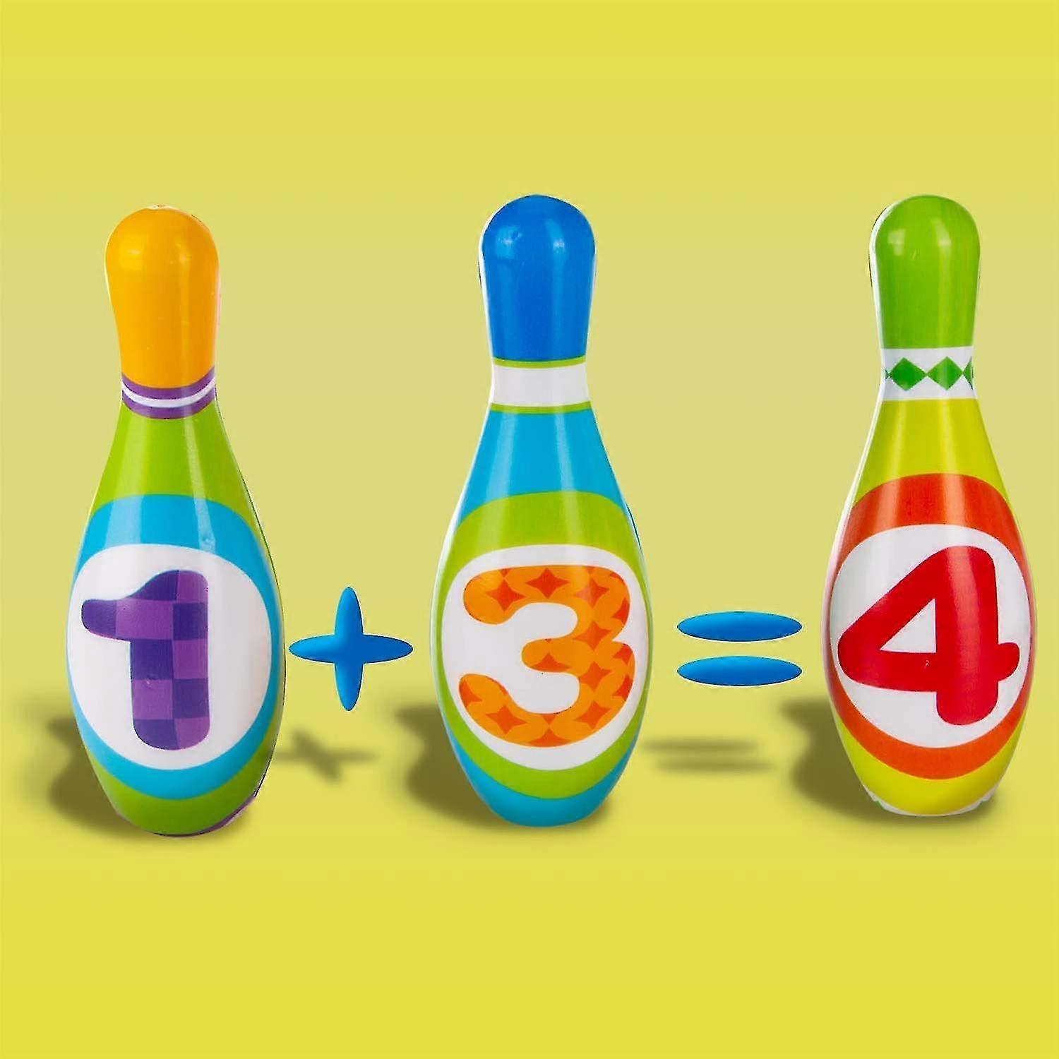 Skittles Game For Children Bowling Set Xxl With 6 Soft Pu Cones And 2 Balls; Educational Learning Toy For Indoor And Outdoor Use Made Of Foam (set Of