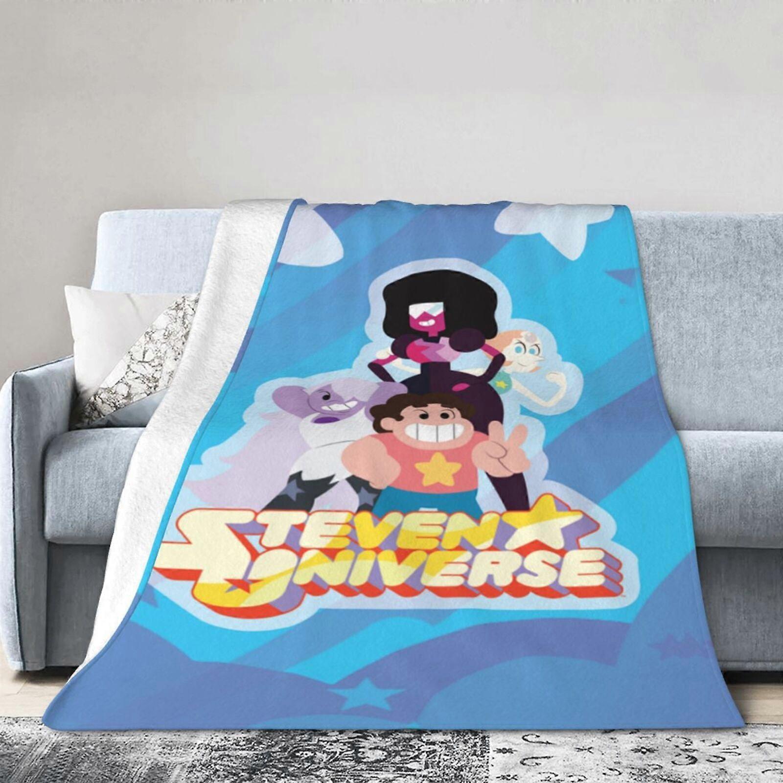 Steven Universe Flannel Blanket 3d Printing Anime Throw Blanket Unisex Super Soft Plush Blanket For Bedding Sofa xp