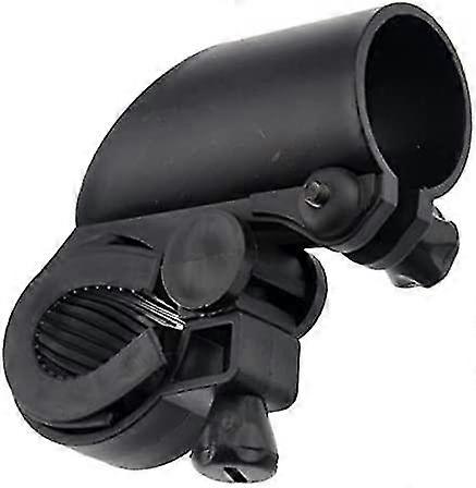 Bicycle Handlebar Flashlight Bracket Bicycle Flashlight Light Mounting Bracket Headlight Fixing Clip (black) (1pcs)