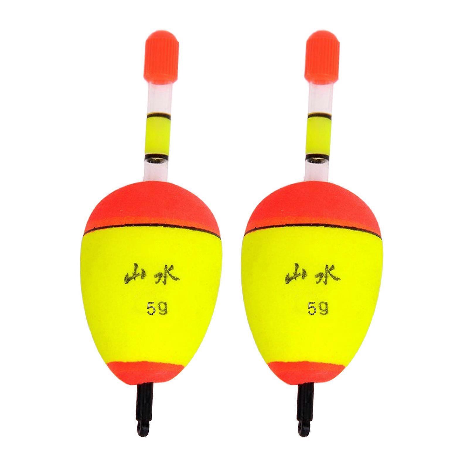 Kaesi 2Pcs Vertical Sea Ocean Fishing Floats Buoy Bobber Fish Tackle Tools Accessory