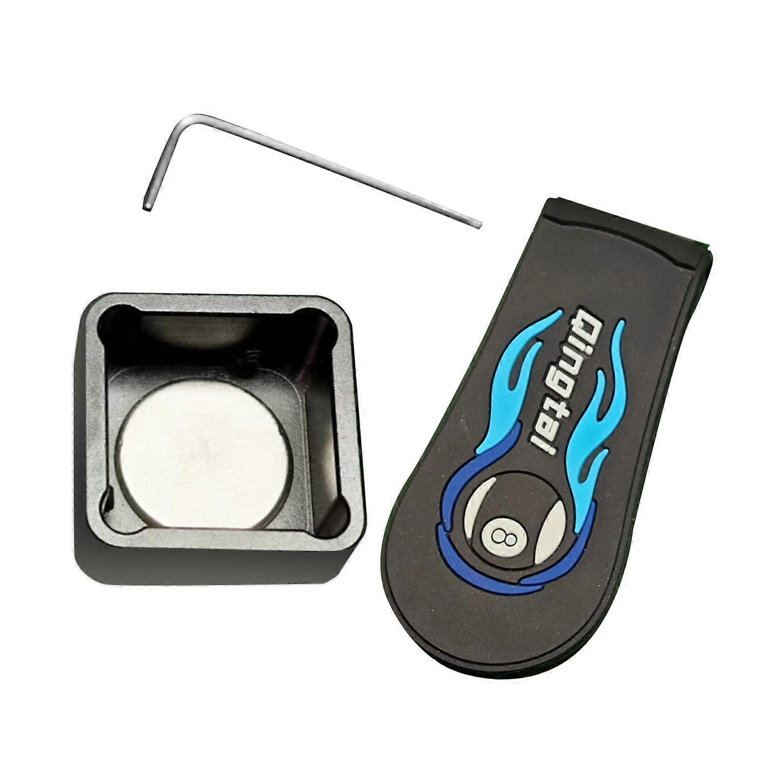 Chalk Holder Mini Case for Practical Tool Pool Billiard Cue Pool Cue Snooker Black