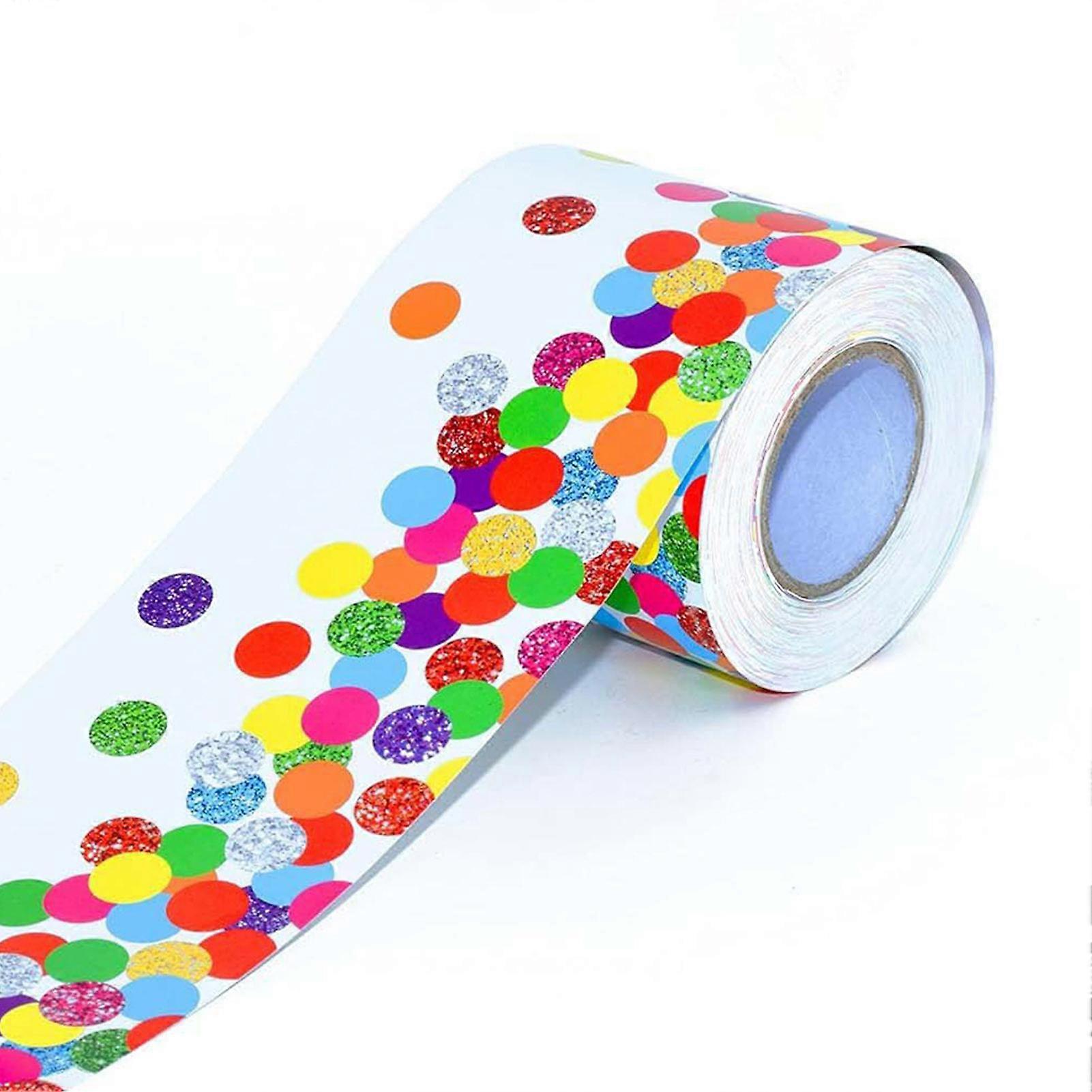 1 Roll Decorative Sticker Pencil Pattern Clear Graphics Happy Atmosphere Wall Decals Self-Adhesive Easy to Install Sticker