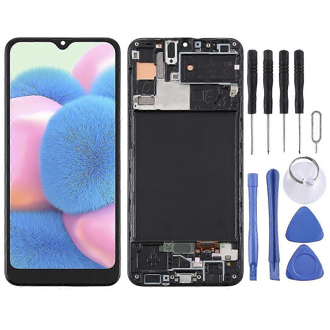 2026 new Tft Lcd Screen For Samsung Galaxy A30s  Digitizer Full Assembly With Frame (black)