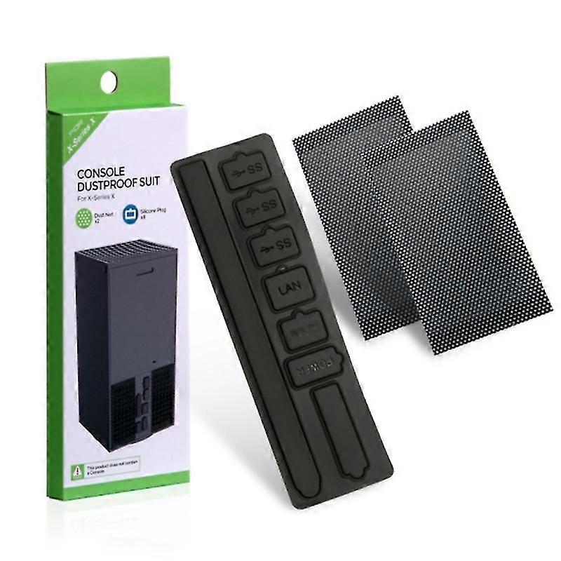 Usb Lan Power Interface Jack Plugs,anti-dust Cover For X Box Series X Console
