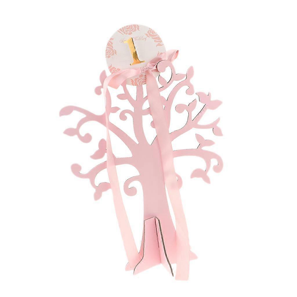 Wedding Candy Gift Box Hanging Tree Stand Table Centerpiece Decor DIY Pink