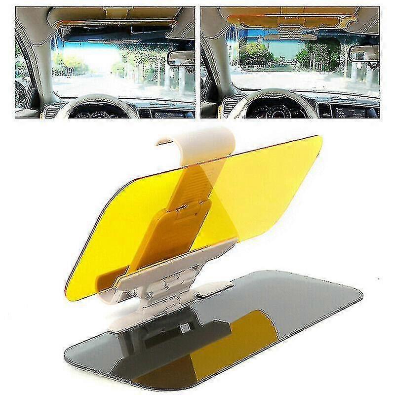Car Sun Visor Anti-glare Mirror Driver's Goggles Extender Clip