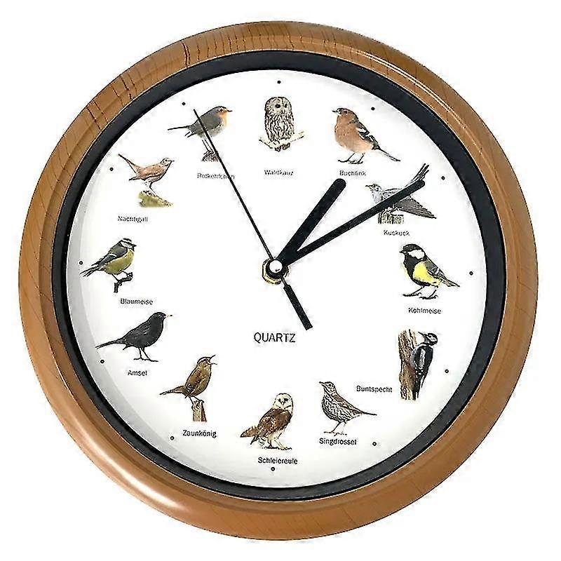 Wall Clock Bird Motif 30.5 Cm
