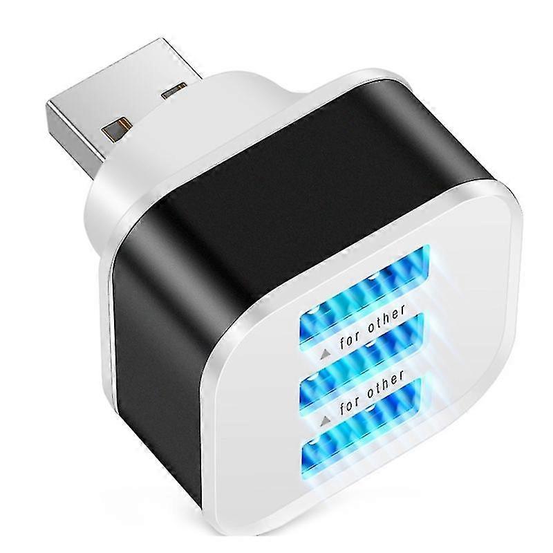 New Usb 2.0 Dock Extender 3-port Extended Usb Splitter Hub Mini Charger