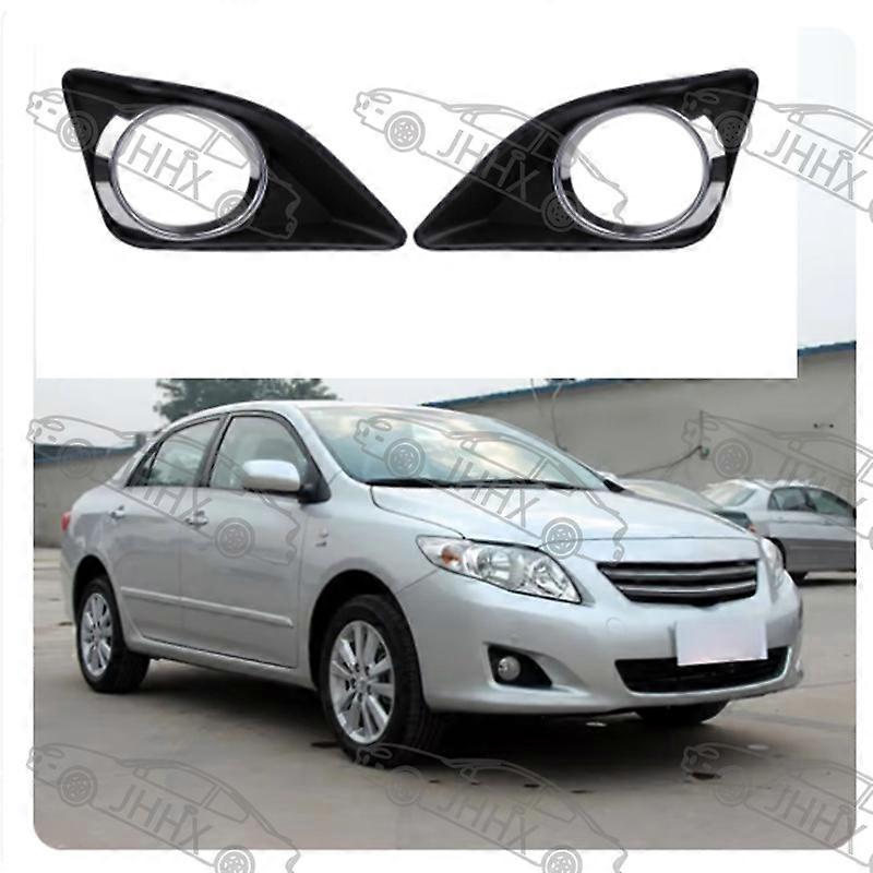 Compatible Corolla Corolla 07-10 Fog Lamp Frame Cover Front Anti-Fog Lamp Frame Front Bumper Lamp Cover Decorative Plate Decorative Cover