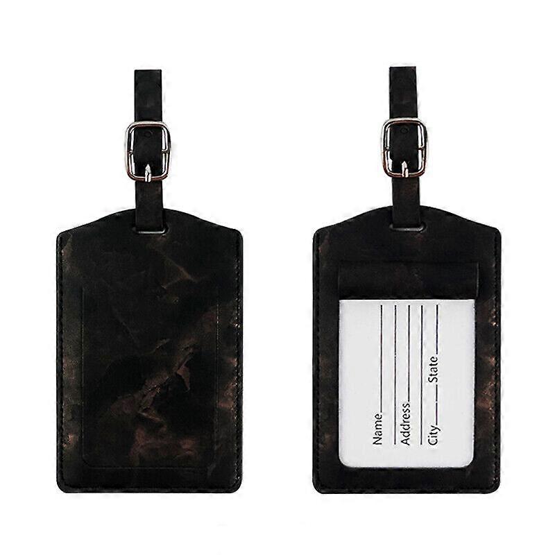 Luggage Tag Boarding Pass Flip Tag Suitcase Id Tag Label Hang Tag With Buckle