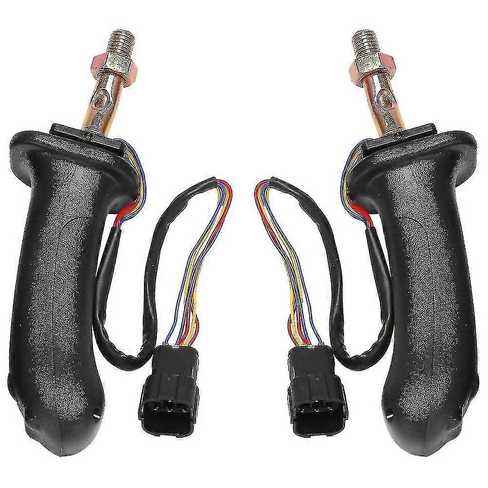 2pcs L+r 3 Buttons Excavator Joystick Assy Handle Gears For Doosan Dh Dx150 215 225 300 370-9c