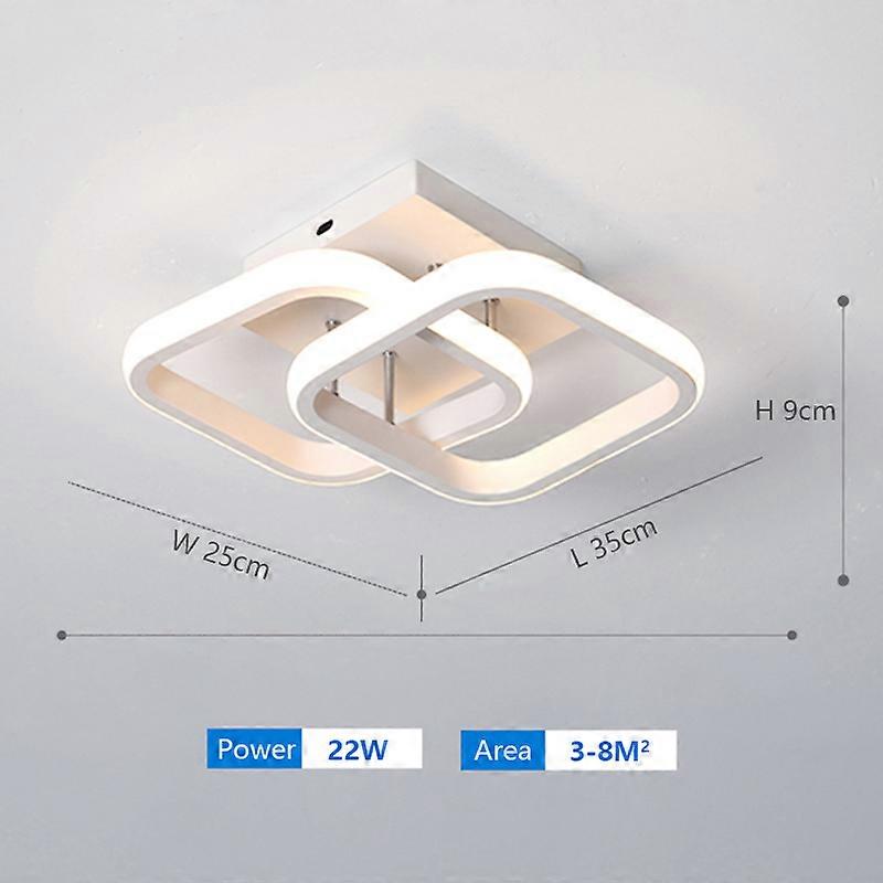 Corridor Lights Led Ceiling Lights For Aisle Balcony Cloakroom Aisle Balcony Lamp Wall Switch Free Adjustment  3 Colors Lights
