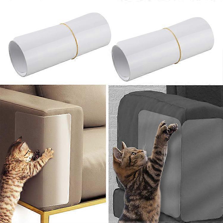 Self-adhesive Pet Claw Protectors, Set of 4 Transparent Anti-Scratch Couch Protector(45x30CM)