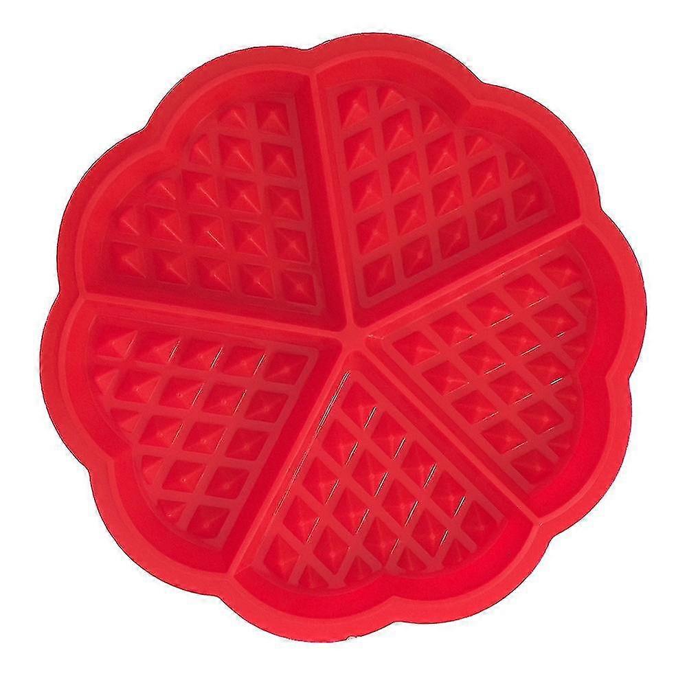 Mini Heart Shaped Silicone Waffle Mold Baking Muffin Mold