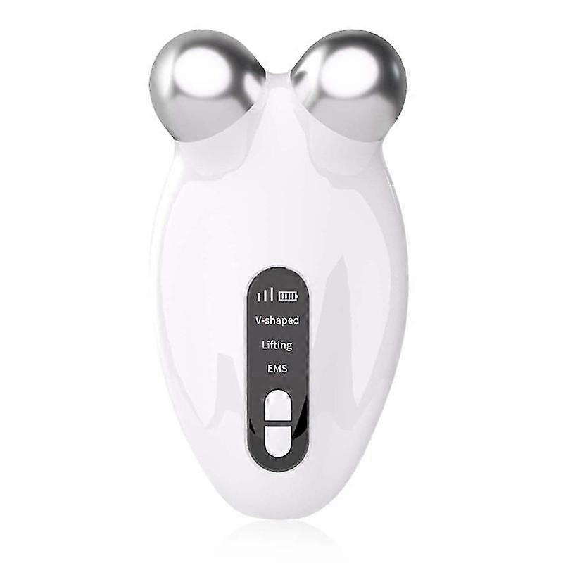 Microcurrent Device, Lift the Face and Tighten the Skin, USB Mini Microcurrent Face Lift Skin Tightening ,White