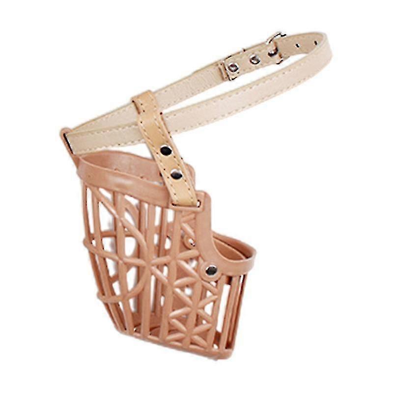 Dog Muzzles Hollow-out Plastic Muzzle Basket For Small Medium Dogs Training