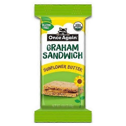 Once Again Sunflower Seed Butter Graham Cracker Sandwich ,1.59 Oz (Case Of 8)