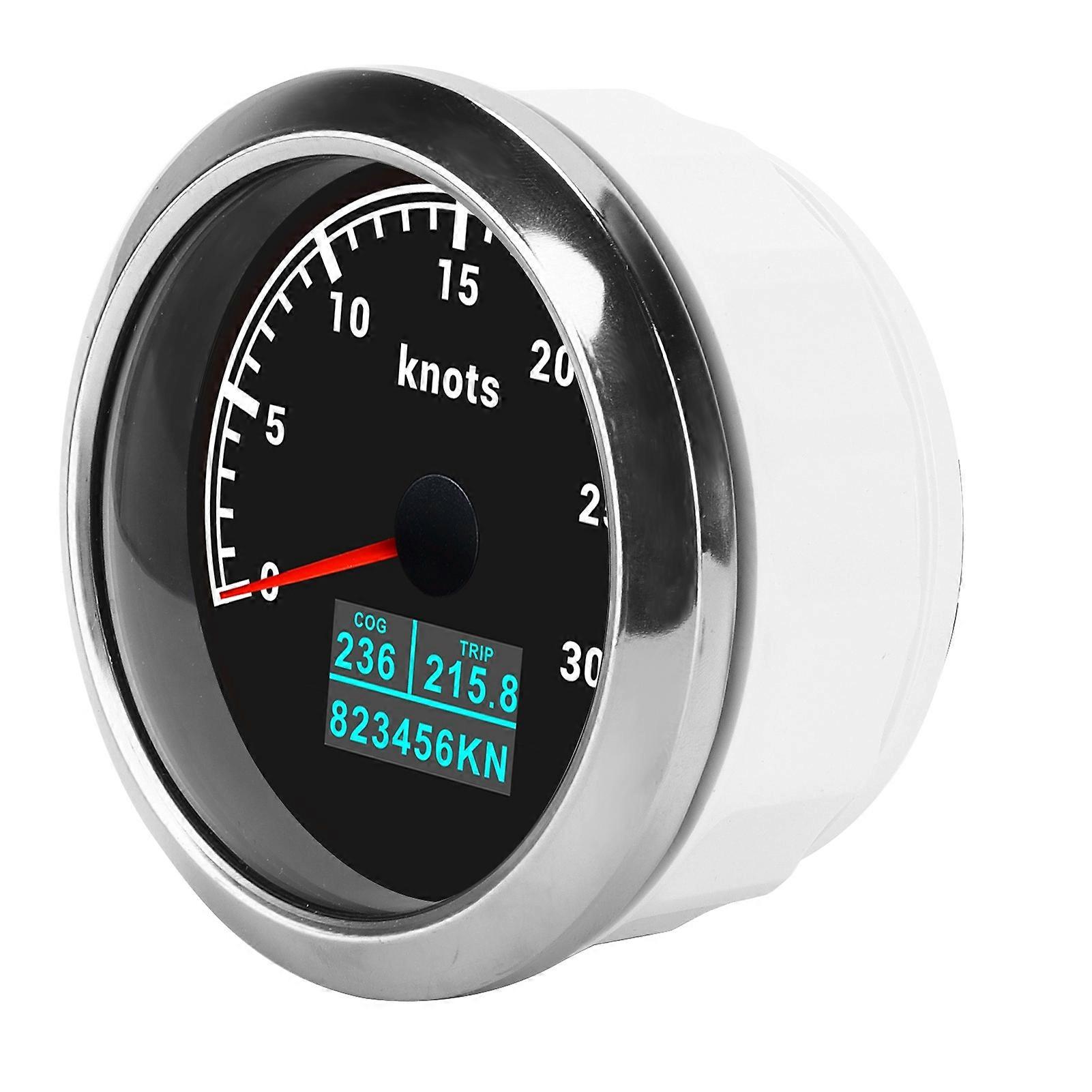 gutes Auto 3 in 1 GPS Tachometer Messgerät mit OLED-Display Multifunktional für Automobile BooteSchwarzes Zifferblatt