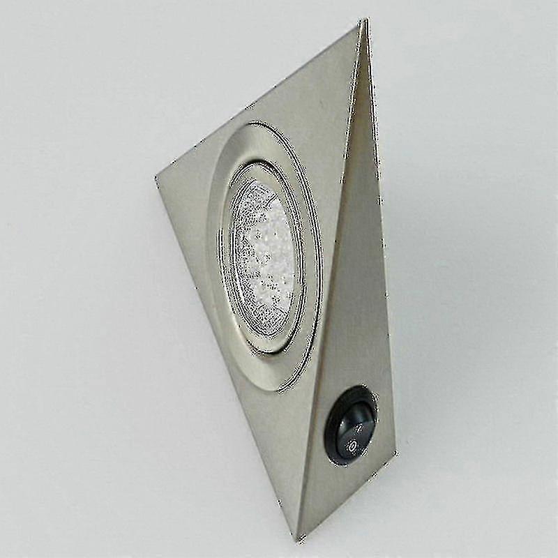 Led Triangle Light Under Cabinet Cupboard Kitchen Lamp Kits Cool/warm Light Illumination