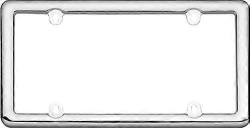 אביזרים 20643 מסגרת לוחית רישוי פלסטיק מצופה כסף אספקה מסגרת לוחית רישוי מסגרת לוחית רישוי