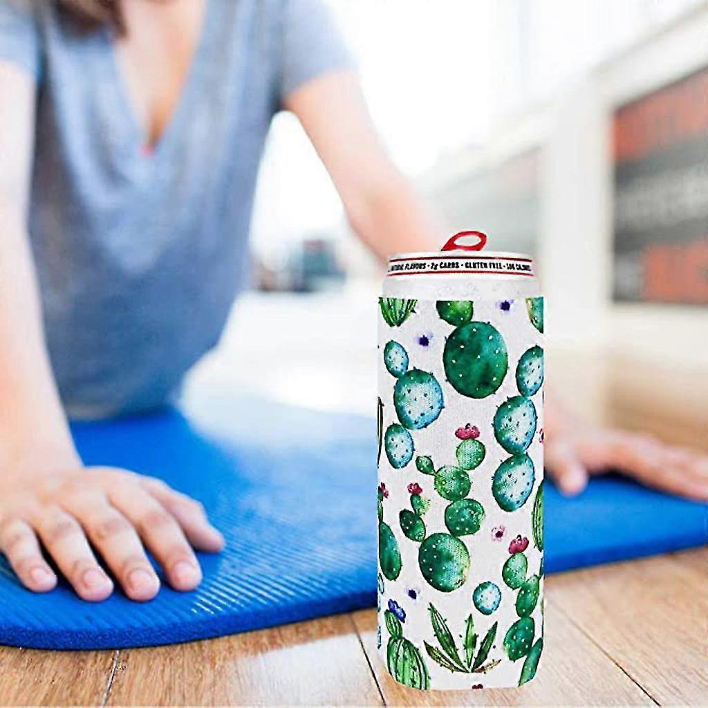 12oz Cans Cold Drink Beverage Insulation Nottle Cover Ultra-thin Foldable