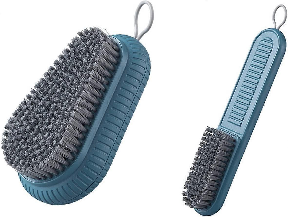 2 יח 'מברשת ניקוי מברשת כביסה לשפשף מברשת ניקוי הבית כלי לבית, בגדים, נעליים ומטבח