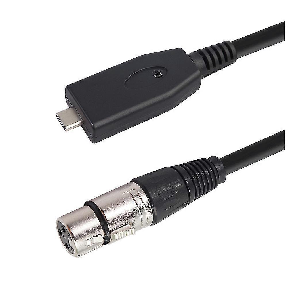 Usb C To Xlr Female Cable, Usb C Microphone Cable Type C Male To Xlr Female Mic Link Studio Audio C