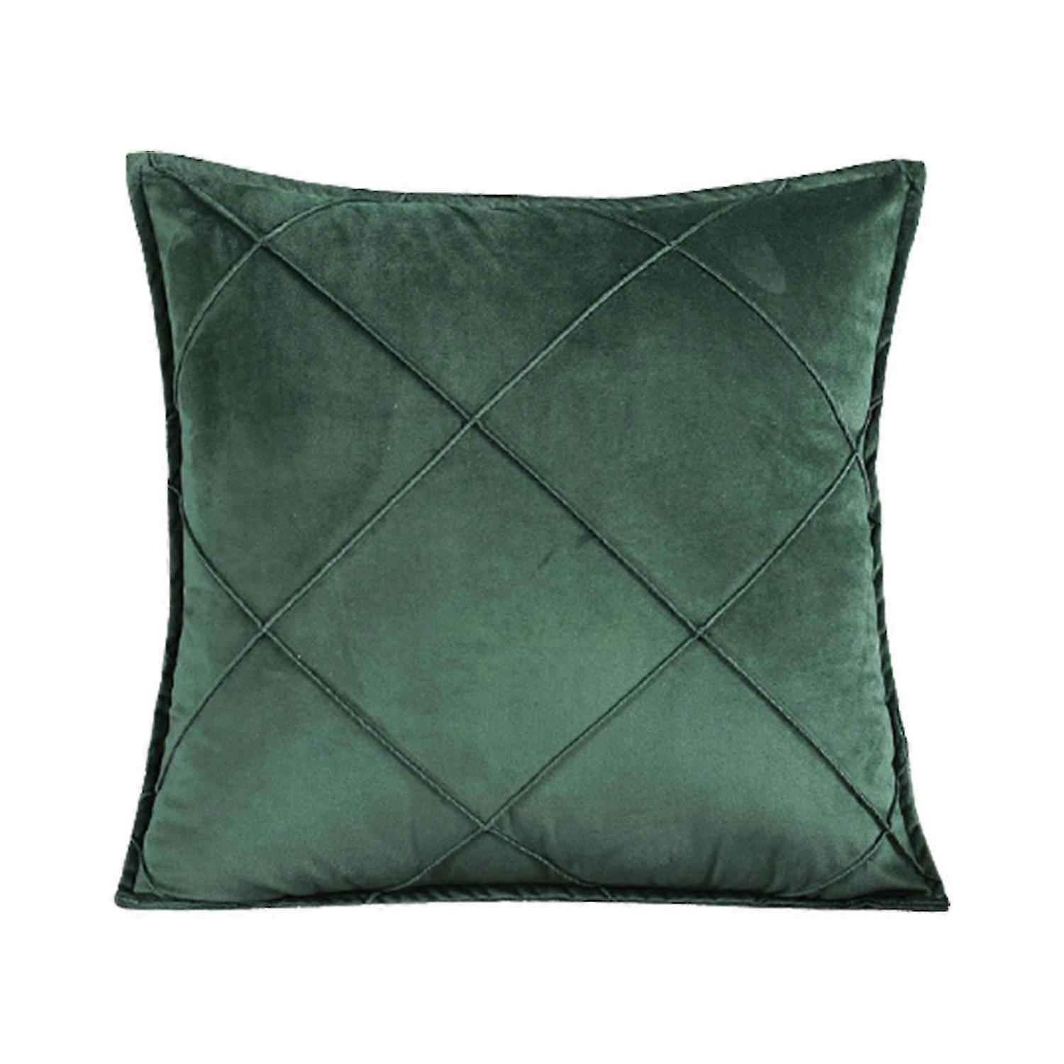 Pillow Case Soft Nice-looking Decorative Solid Color Pillow Case Square Cushion Decor for Home