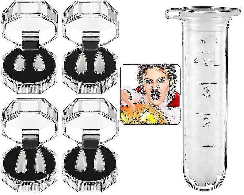 Halloween Vampire Zombie Denture Spoof Toy, Party Denture Fangs Masquerade Props17mm