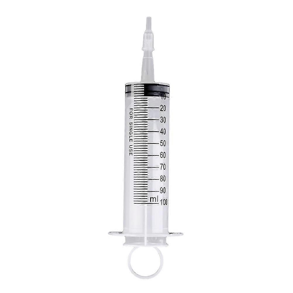 100ml Plastikowy emator Hydroponika Składnik odżywczy Sterylny wstrzykiwacz strzykawki pomiarowej Qinhai
