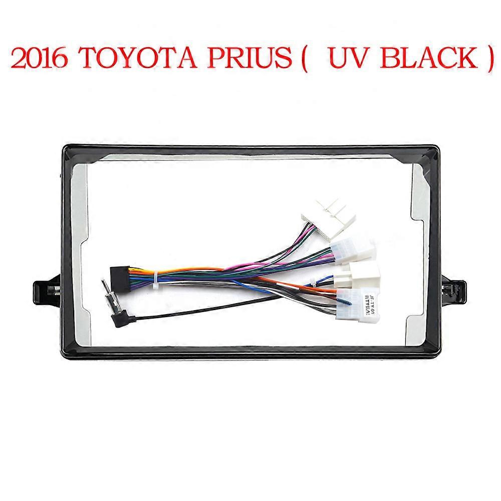 9 Inches Car Stereo Dash Radio Fascia Kit Installation Trim Panel Frame Double Din For Toyota Prius 50 2016 Android player Kit