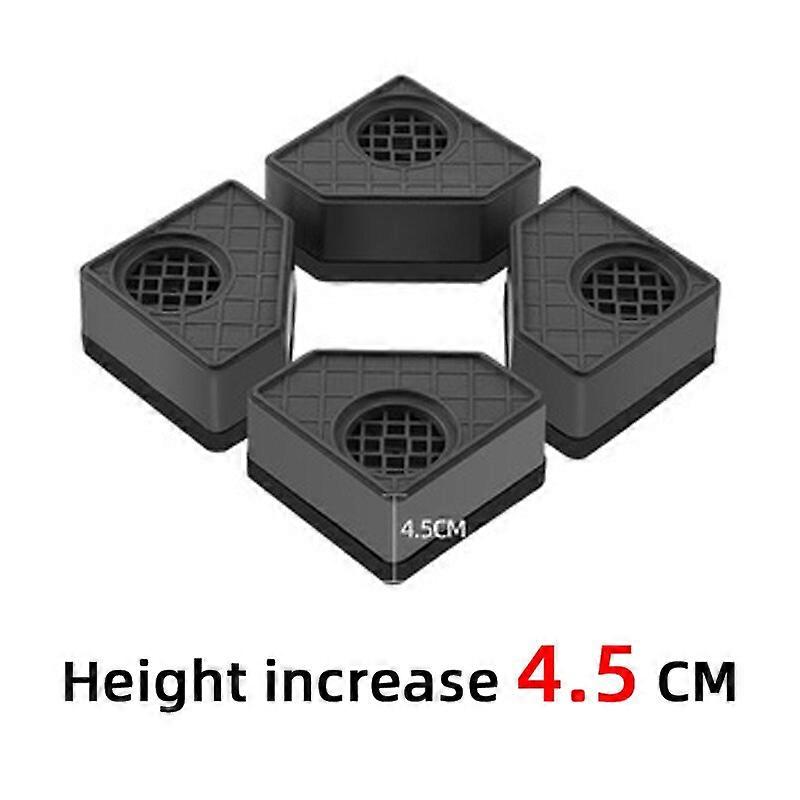 4Pcs Anti Vibration Pads for Washing Machine Silent Skid Raiser Mat Universal Washing Machine Refrigerator Support Dampers Stand Laundry Combo Units