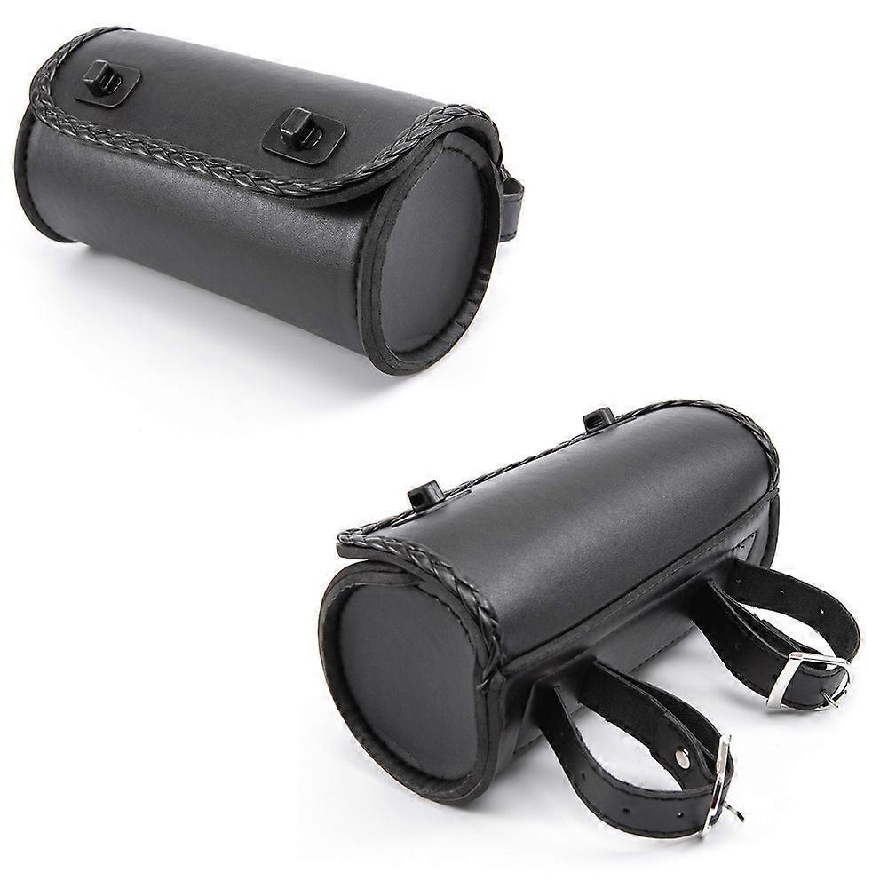 Universal Motorcycle Tool Bag Front Fork Handlebar Saddlebag Roll Barrel Racing Tail Barrel Storage For Harley Chopper Bobber
