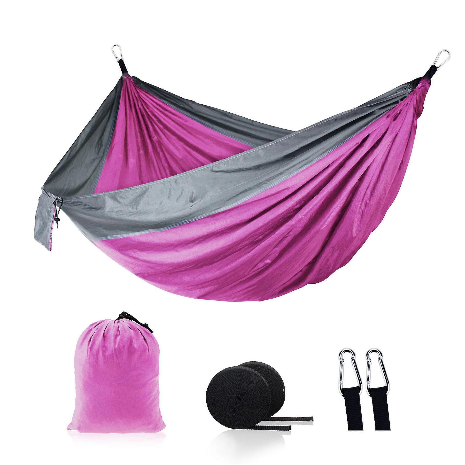 Camping Hammock Double & Single Portable Hammocks With 2 Tree Straps,portable