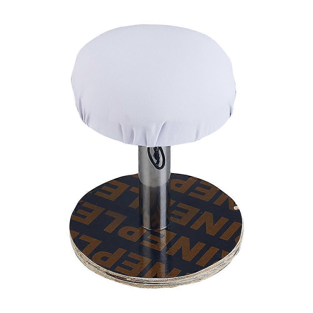 DIY Wooden Ironing Mat Sponge with Cotton Round Stool Portable Small Chest Ironing Board Table Top Flat Round 180x180mm