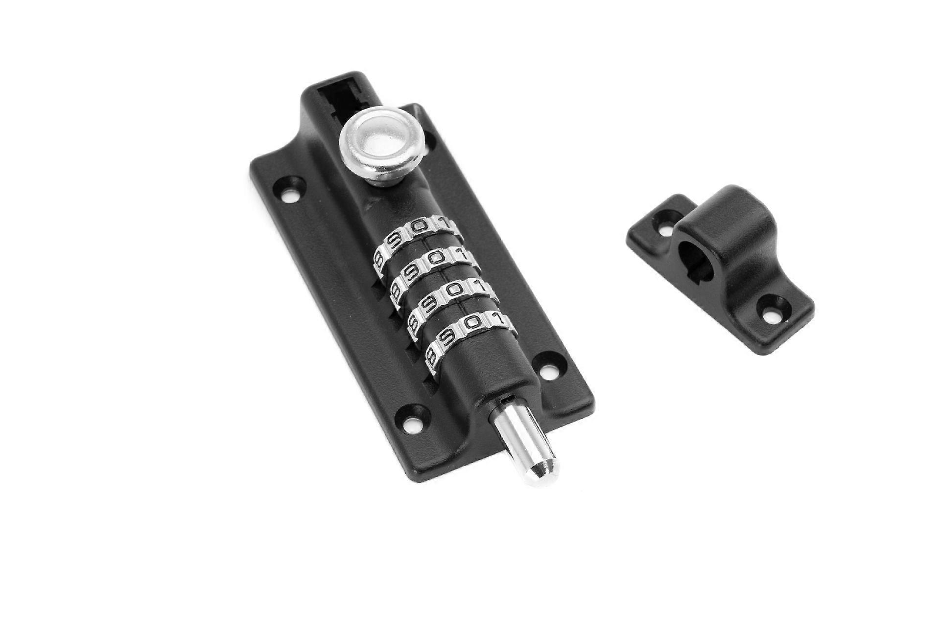 Dww-Coded Door Lock, 4-Wheel Recodeable Door Lock, Waterproof Keyless Combination Lock with High Security