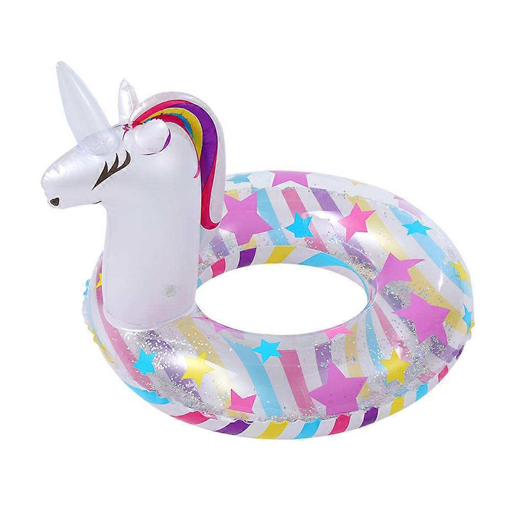 PVC Unicorn Pool Float Inflatable Swimming Ring for Kids
