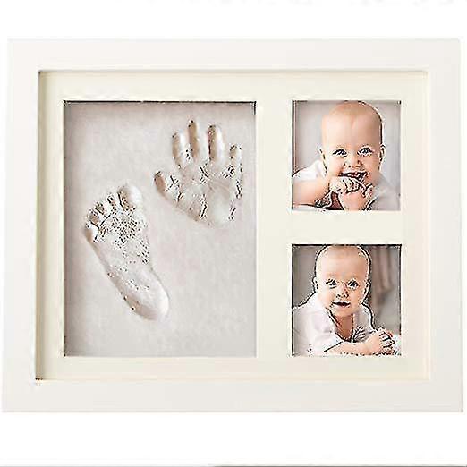 Handprint And Footprint Makers Kit Keepsake For Newborn Memory Art Picture Frames