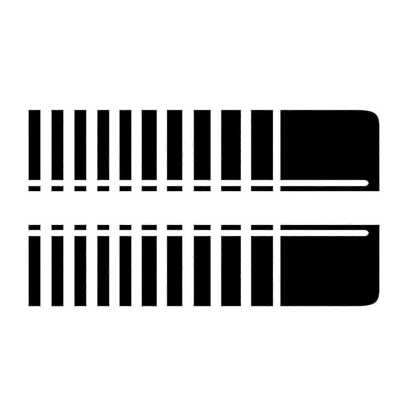 2pcs Car Hood Stripe Sticker Auto Racing Stripes Side Decal Hood Bumper Vinyl Stripe Decal