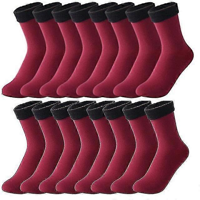 Women Ermal Socks Black Khaki Velvet Boots Floor Socks Ladies Men Ick Warm Soft Cashmere Wool Snow Socks