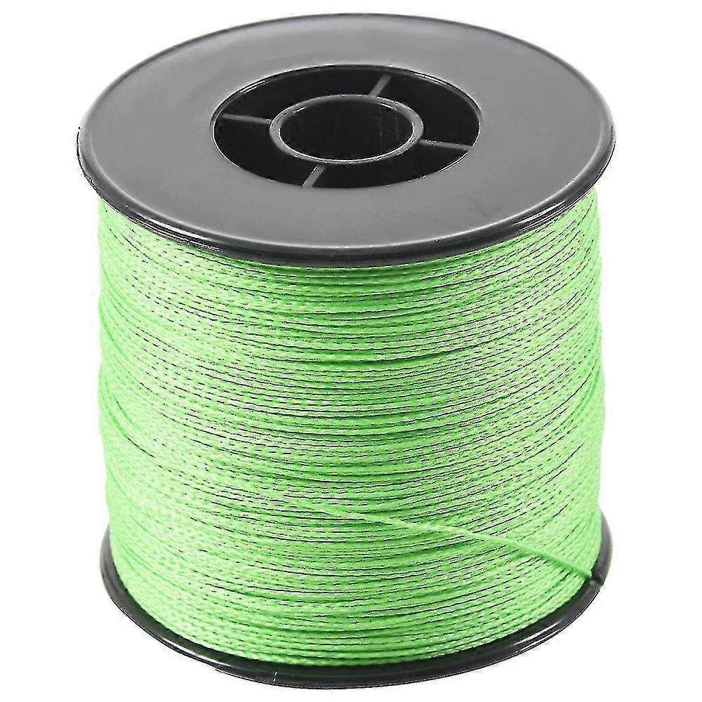 500m 100lb 0.5mm 超强编织钓鱼线 PE 4 股 颜色：绿色