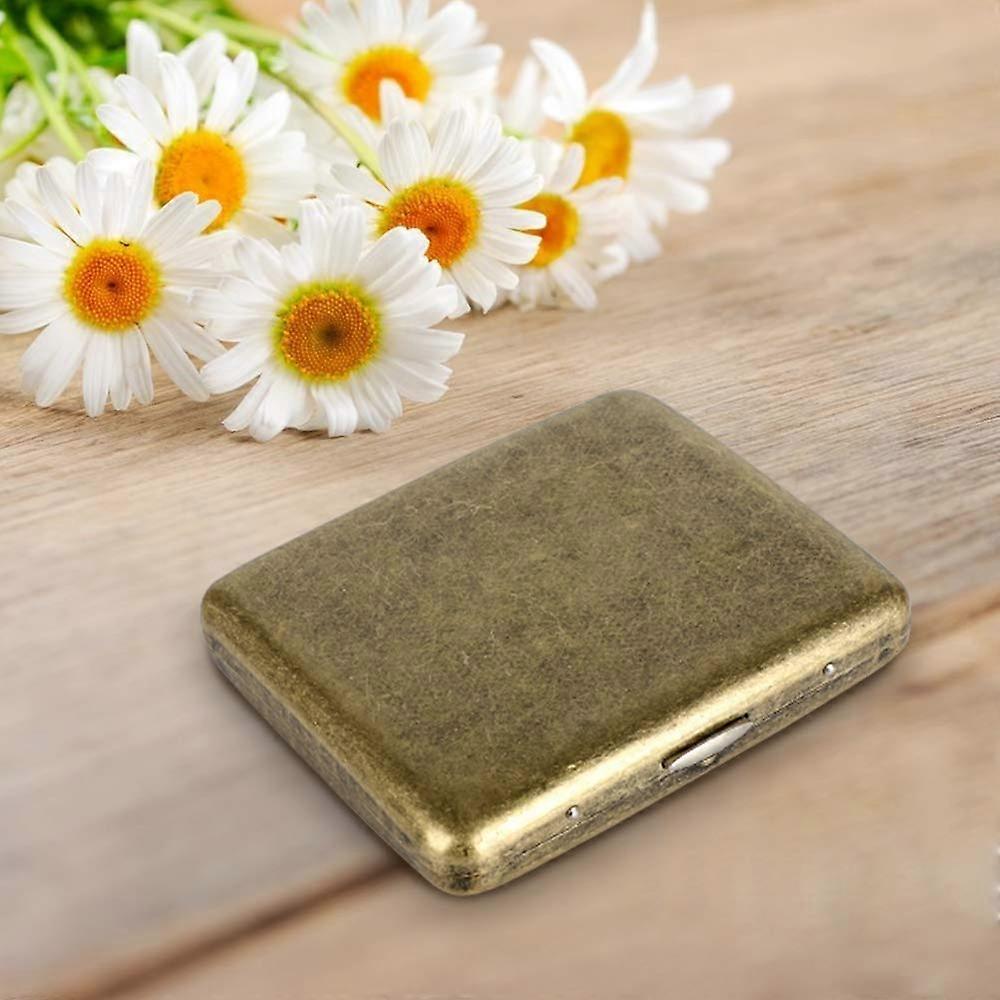 cigarette case aliexpress Metal for 20Pcs Cigarettes Portable Crush-Proof Moisture-Proof Aluminum Cigarette Storage Box The Last Cigarette is a striking hip hop cigarette case pendant crafted from high Vintage Cigarette Case, Holds 20