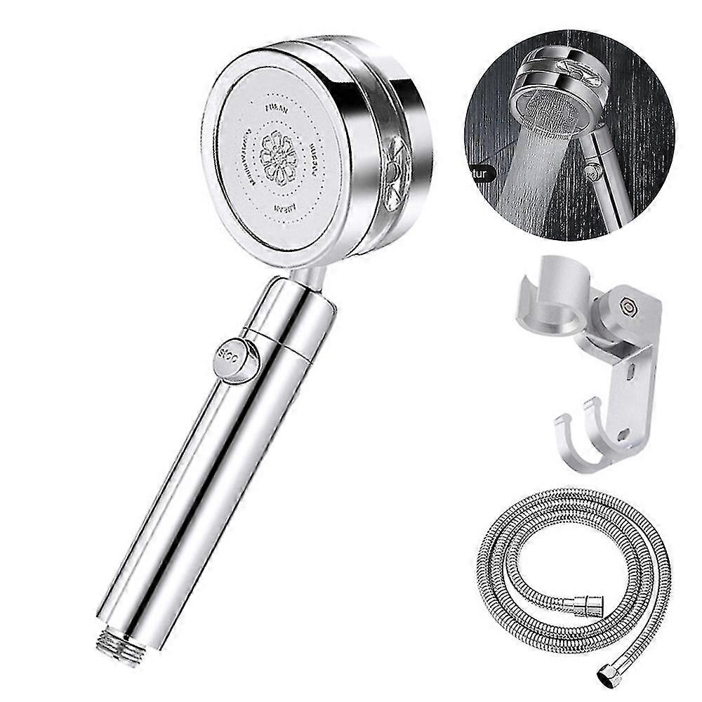 Handheld Shower Heads With Hose And Holder, High Pressure Shower Head With Spray Settings And On/off Switch Detachable Shower
