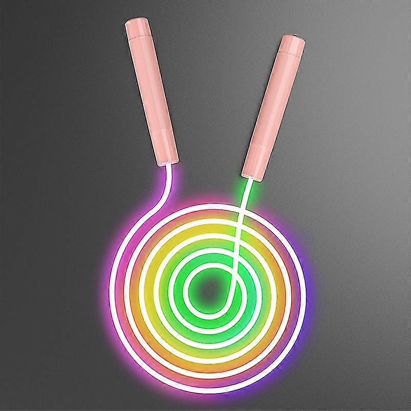 Cordon à sauter lumineux réglable 2.8m Allumez la corde à sauter